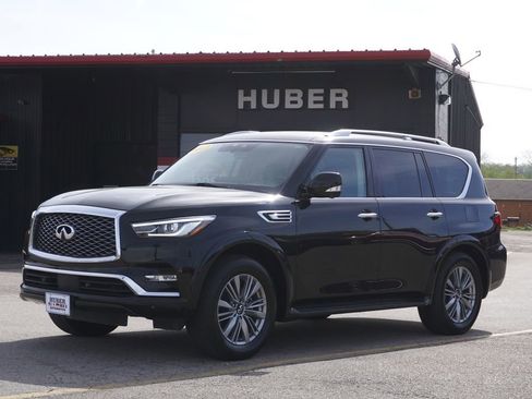 Used 2023 INFINITI QX80 Luxe w/ Cargo Package RWD image 1