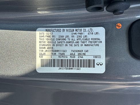 Used 2017 INFINITI Q60 w/ Premium Plus Package 2.0T image 33