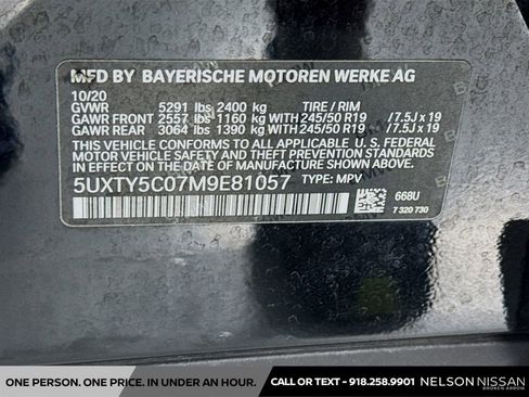 Used 2021 BMW X3 xDrive30i w/ Convenience Package AWD/4WD image 33