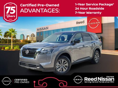 Certified 2025 Nissan Pathfinder S FWD image 1