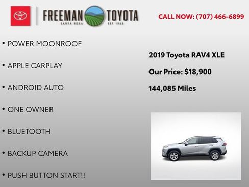 Used 2019 Toyota RAV4 XLE w/ Carpet Mat Package FWD image 5