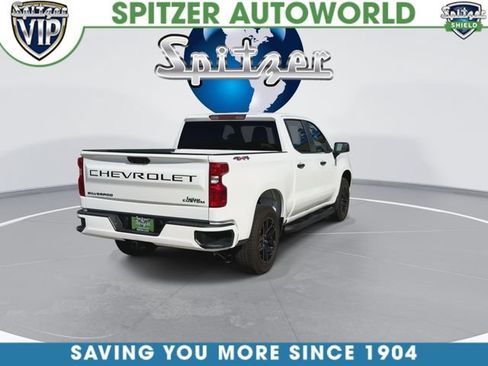 Used 2025 Chevrolet Silverado 1500 Custom w/ Turbomax Blackout Package AWD/4WD image 9