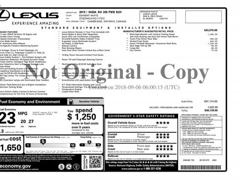 Used 2019 Lexus RX 350 FWD image 4