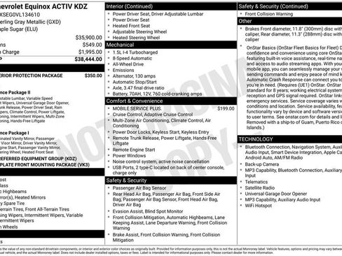 New 2027 Chevrolet Equinox ACTIV AWD/4WD image 18