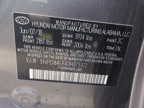 Used 2018 Hyundai Elantra Value Edition w/ Cargo Package FWD image 7