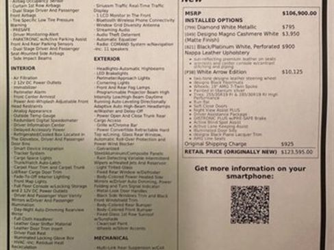 Used 2015 Mercedes-Benz SL 550 w/ White Arrow Edition image 36