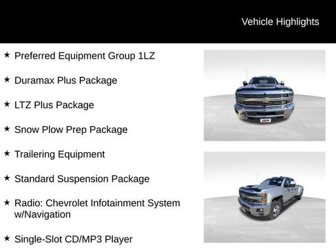 Used 2019 Chevrolet Silverado 3500 LTZ w/ Duramax Plus Package AWD/4WD image 13