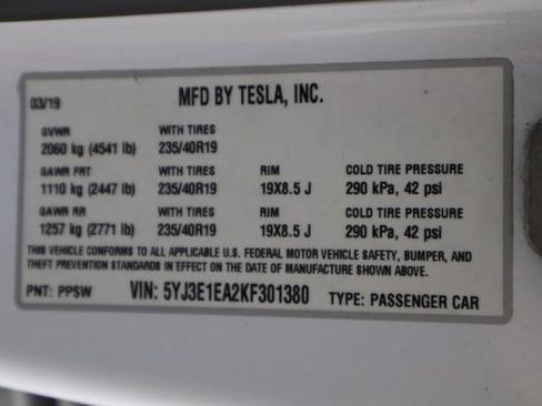 Used 2019 Tesla Model 3 Long Range RWD image 37
