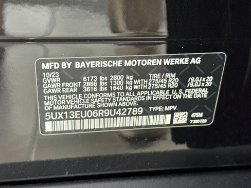 Certified 2024 BMW X5 sDrive40i w/ Parking Assistance Package RWD image 29