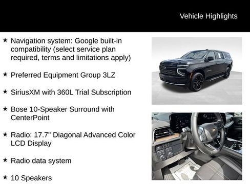 Certified 2025 Chevrolet Suburban High Country AWD/4WD image 7