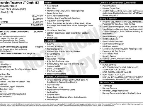Used 2023 Chevrolet Traverse LT image 37