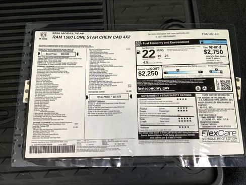 New 2026 RAM 1500 Lone Star RWD image 19
