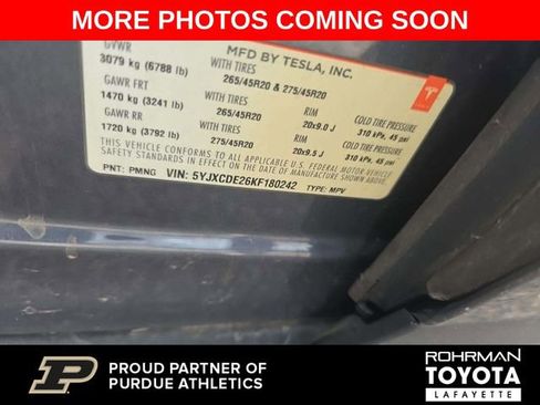 Used 2019 Tesla Model X 75D AWD/4WD image 8