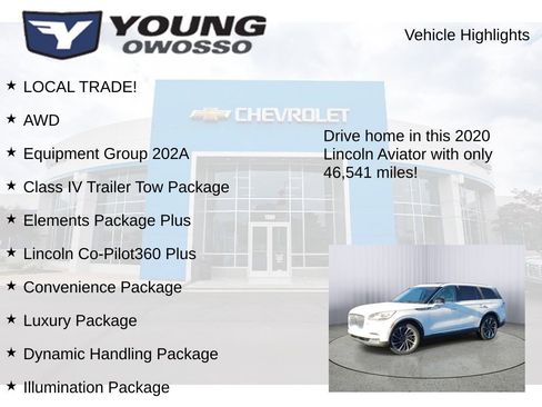 Used 2020 Lincoln Aviator Reserve w/ Equipment Group 202A image 8