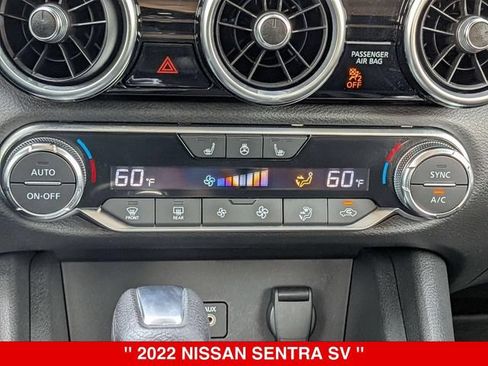 Certified 2022 Nissan Sentra SV w/ All-Weather Package FWD image 27