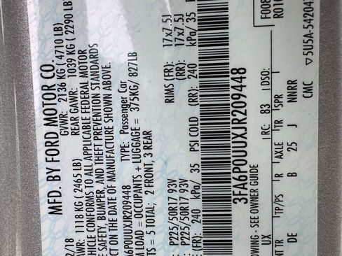 Used 2018 Ford Fusion S image 32