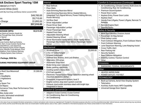 New 2026 Buick Enclave Sport Touring w/ Power Package image 50
