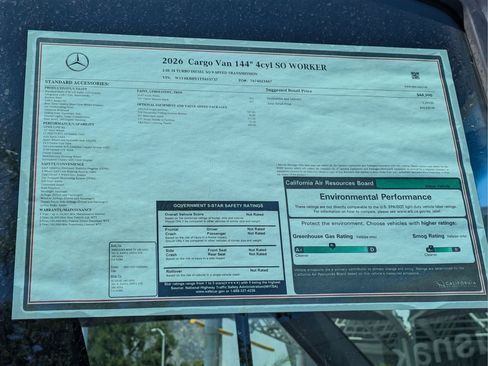 New 2026 Mercedes-Benz Sprinter 2500 image 13