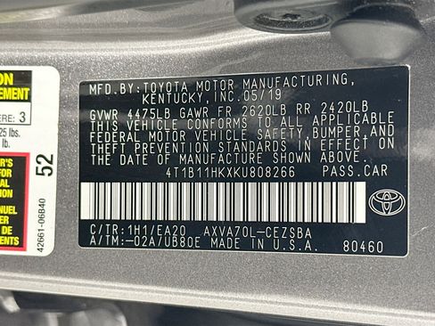 Used 2019 Toyota Camry SE FWD image 29