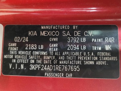 Used 2024 Kia Forte LXS image 33