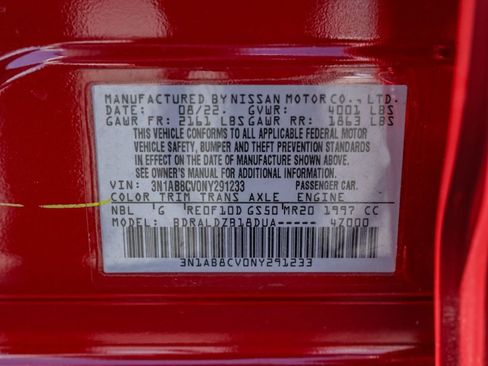 Used 2022 Nissan Sentra SV w/ Trunk Package image 35