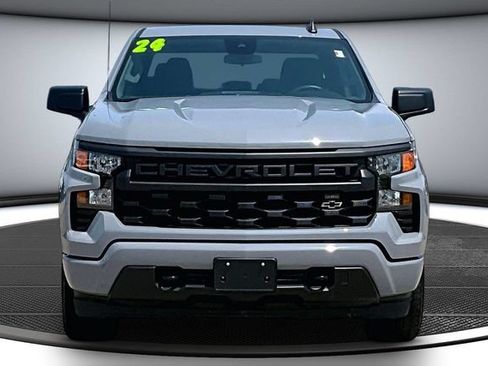 Used 2024 Chevrolet Silverado 1500 Custom w/ Turbomax Blackout Package AWD/4WD image 2