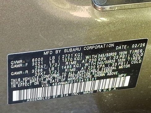 New 2026 Subaru Ascent Limited image 24