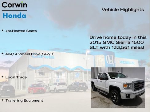 Used 2015 GMC Sierra 1500 SLT image 6