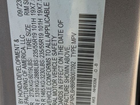 Used 2024 Honda Odyssey Touring image 39