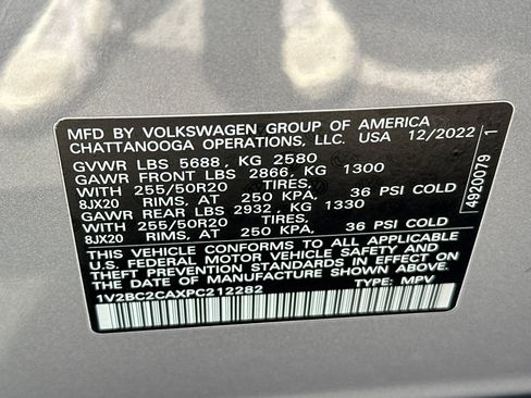 Used 2023 Volkswagen Atlas Cross Sport SEL AWD/4WD image 29