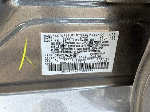 New 2026 Nissan Sentra SL w/ Floor Mat Package FWD image 34