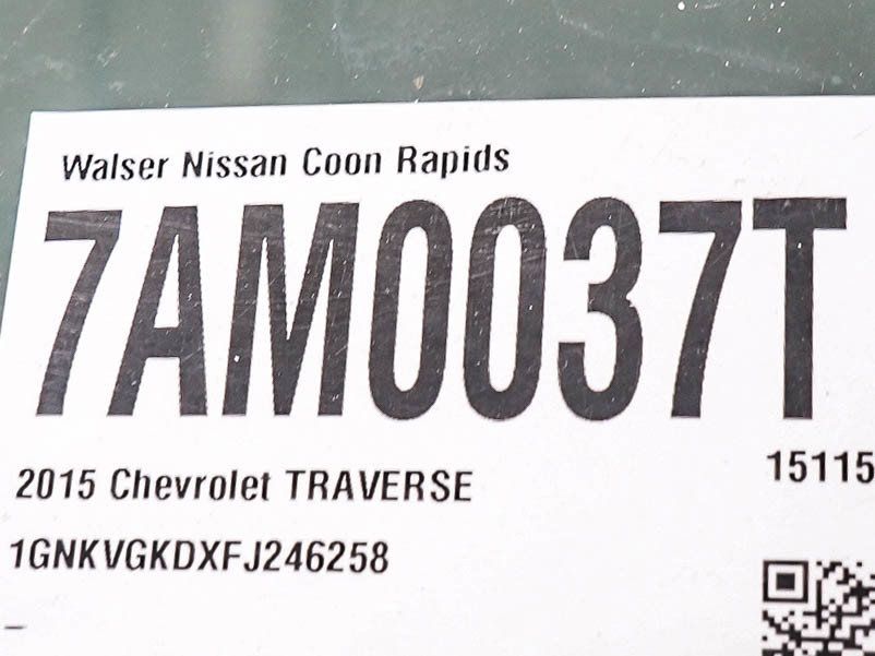 Used 2015 Chevrolet Traverse LT w/ Style and Technology Package AWD/4WD image 30
