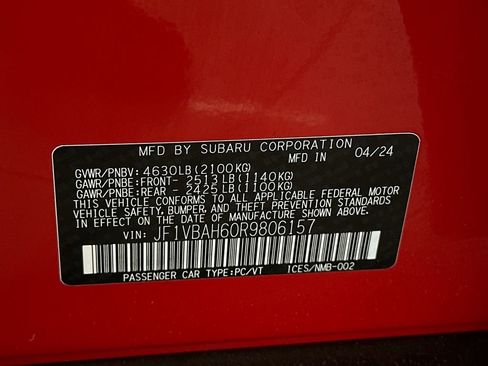 Used 2024 Subaru WRX Premium AWD/4WD image 34