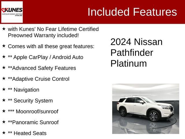 Used 2024 Nissan Pathfinder Platinum w/ Cargo Package AWD/4WD image 2