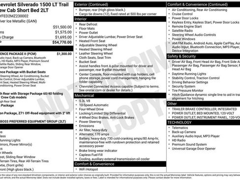 Used 2021 Chevrolet Silverado 1500 LT Trail Boss w/ Convenience Package II image 15