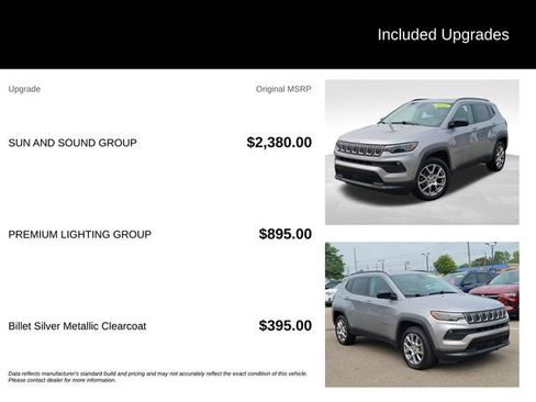 Used 2022 Jeep Compass Latitude w/ Sun and Sound Group AWD/4WD image 8