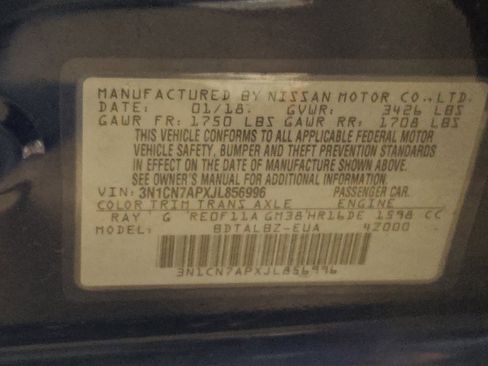 Used 2018 Nissan Versa SV image 33