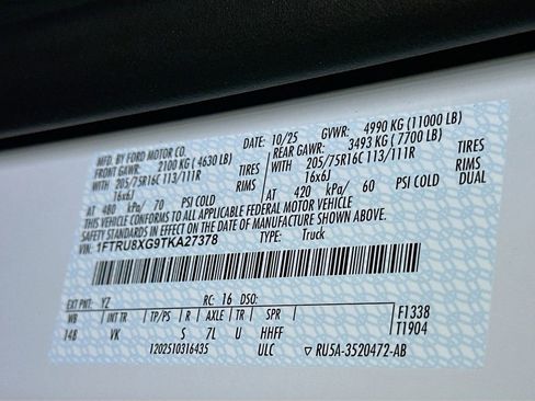 New 2026 Ford Transit 350 148 High Roof Extended DRW RWD image 16