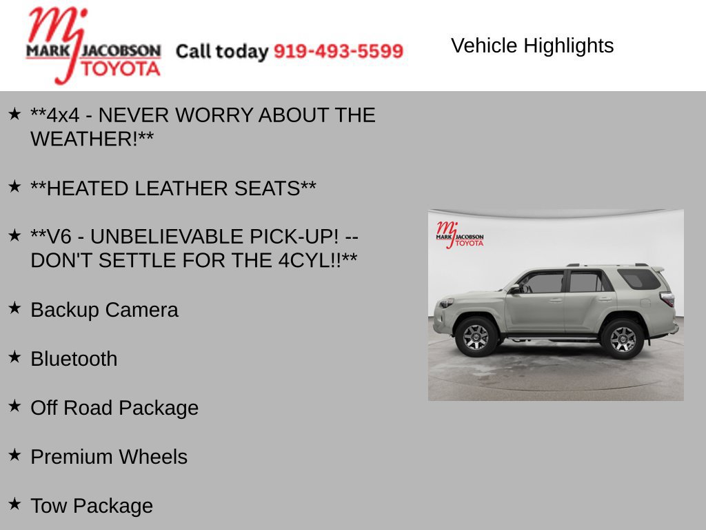 Used 2016 Toyota 4Runner Trail Premium AWD/4WD image 5