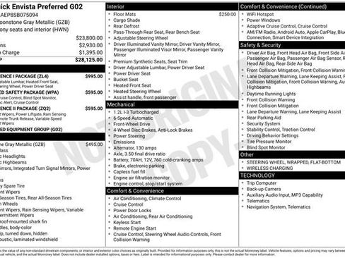 Used 2025 Buick Envista Preferred w/ Convenience I Package FWD image 12