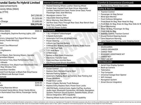 New 2026 Hyundai Santa Fe Limited image 54