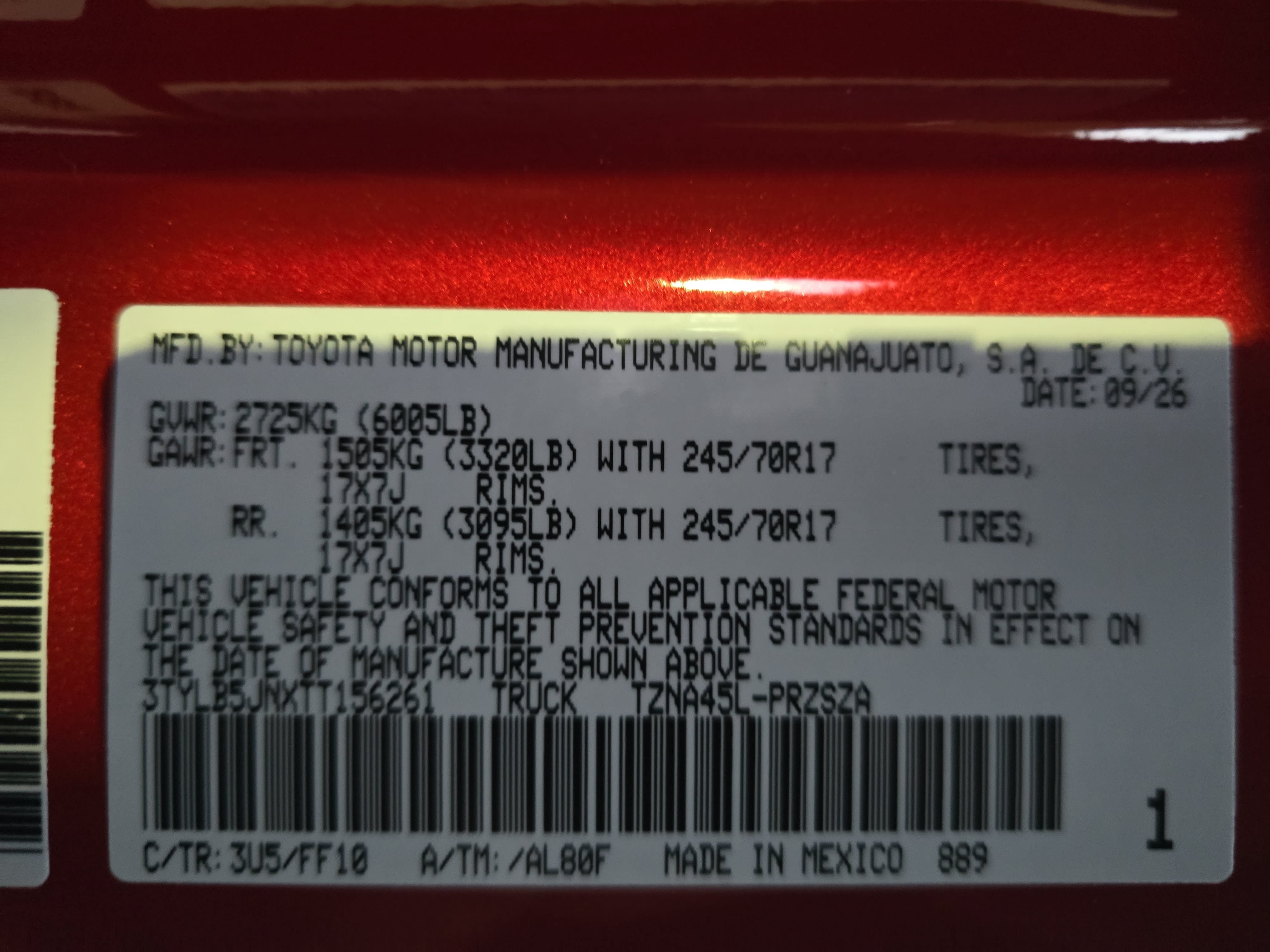 New 2026 Toyota Tacoma SR5 AWD/4WD image 31