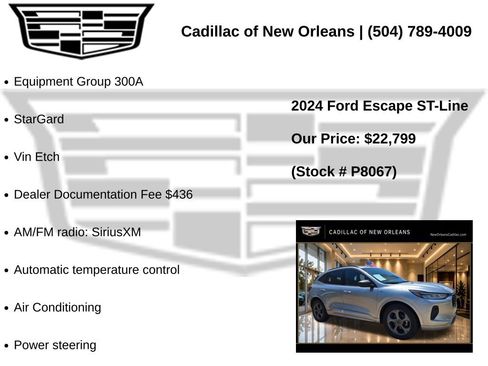 Used 2024 Ford Escape ST-Line FWD image 7
