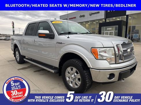 Used 2012 Ford F150 Lariat w/ Lariat Chrome Pkg image 1