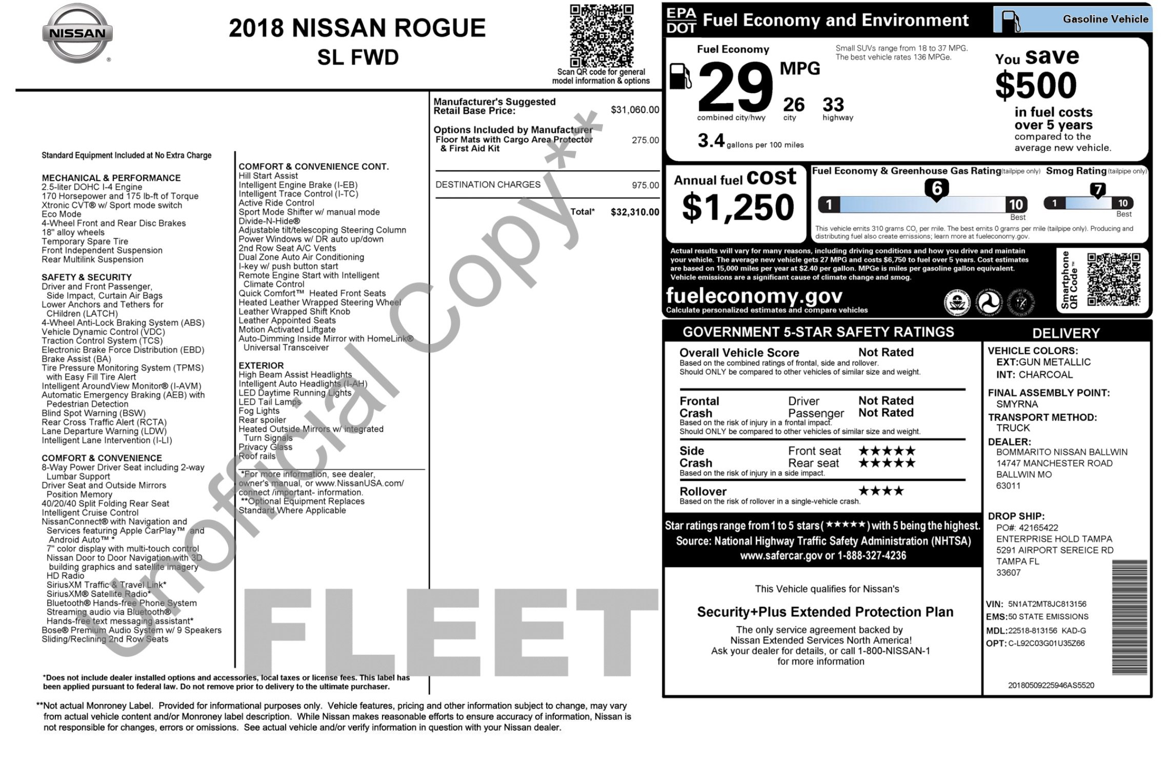 Used 2018 Nissan Rogue SL FWD image 4