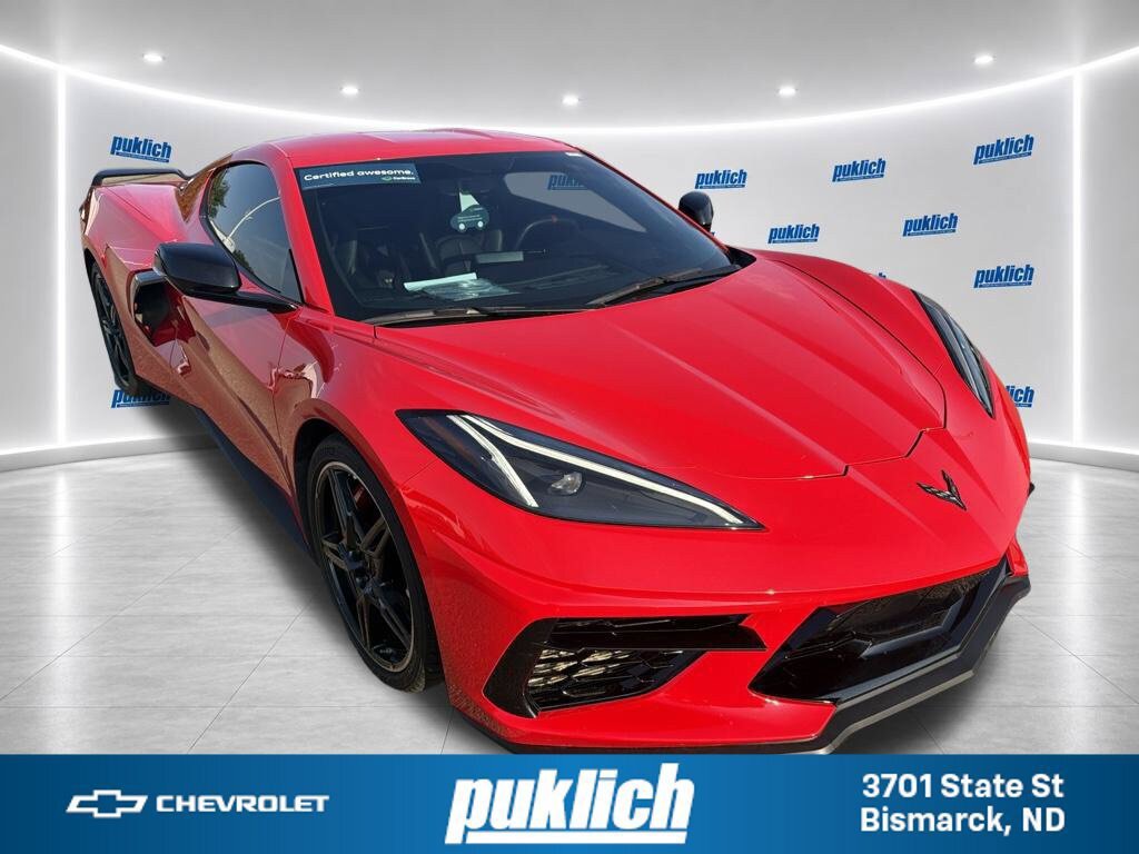 Certified 2021 Chevrolet Corvette Stingray Premium Cpe w/ Z51 Performance Package RWD image 3