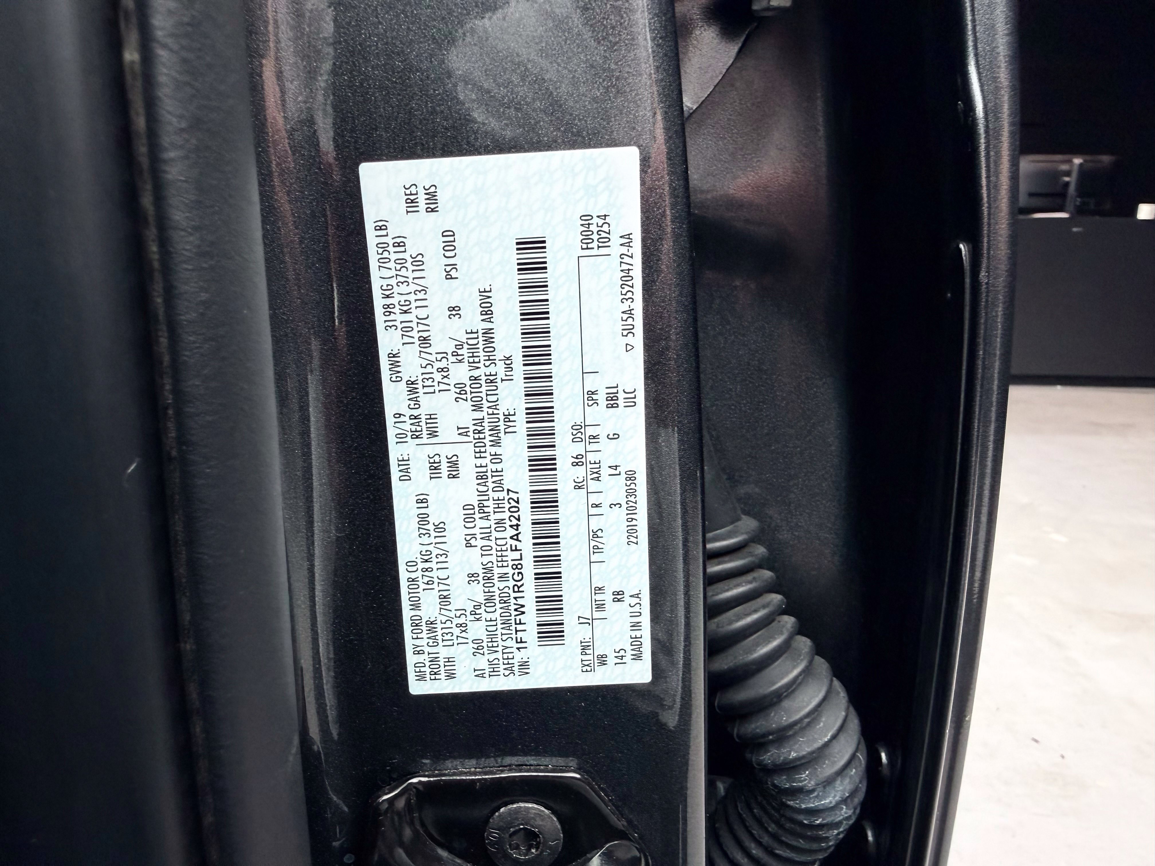Used 2020 Ford F150 Raptor w/ Equipment Group 802A Luxury AWD/4WD image 43