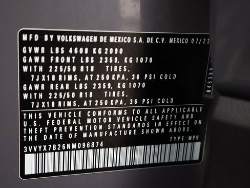 Used 2022 Volkswagen Taos SE w/ Driver Assistance Package image 50