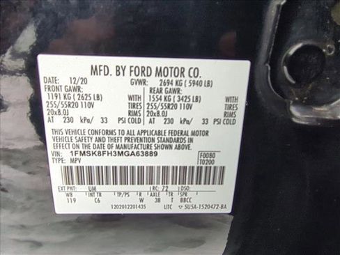 Used 2021 Ford Explorer Limited w/ Equipment Group 301A image 26