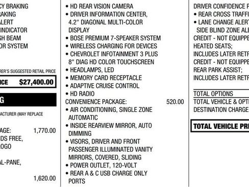 Certified 2022 Chevrolet TrailBlazer RS w/ Sun and Liftgate Package AWD/4WD image 2